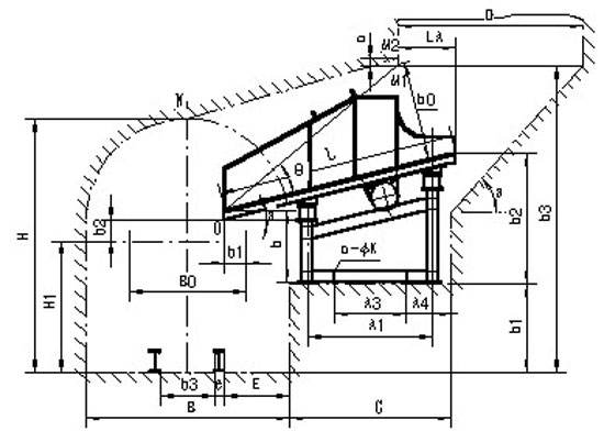 振動放礦機結(jié)構(gòu)圖