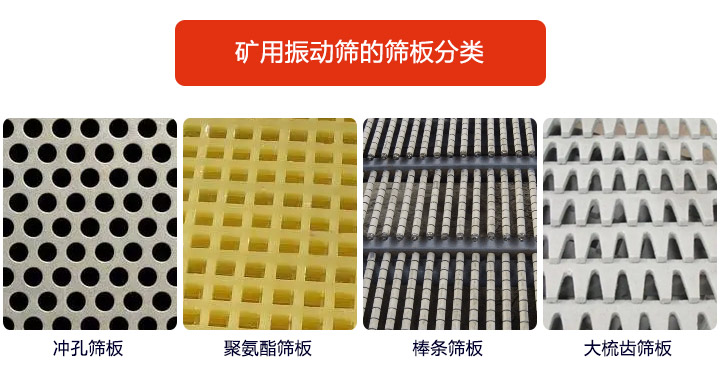 <a href='http://www.durkalk.com' title='振動(dòng)篩' target='_blank'>振動(dòng)篩</a>篩板種類